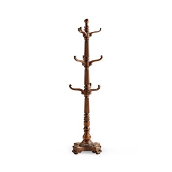 Victorian Style Mahogany Hat & Coat Rack