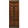 A pair of walnut wall hangings