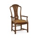 Mahogany Pierced Splat Back Arm Chair