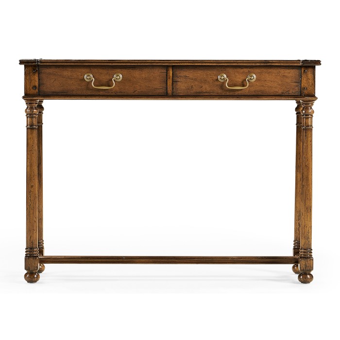 Walnut Oyster Parquet Console