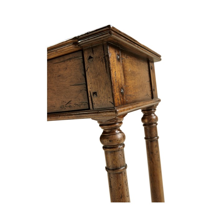 Walnut Oyster Parquet Console