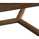 Walnut Rectangular Parquet Oyster Coffee Table