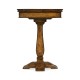 Walnut box on stand heavy distress