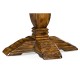 Walnut box on stand heavy distress