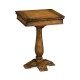 Walnut box on stand heavy distress