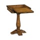 Walnut box on stand heavy distress