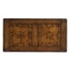 Rectangular oyster parquet side table