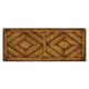Figured walnut small console