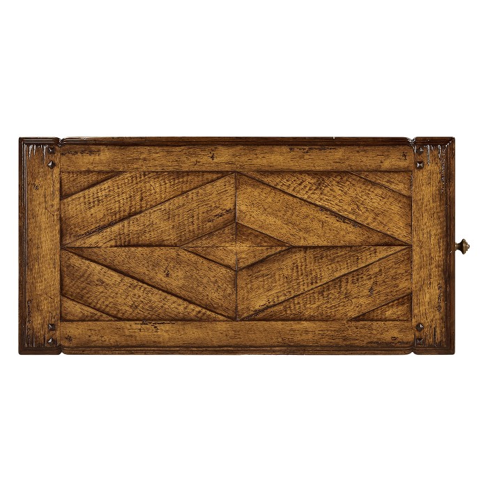 Narrow Walnut Side Table