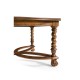 Rectangular oyster & églomisé coffee table