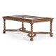 Rectangular oyster & églomisé coffee table