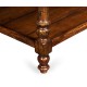 Planked walnut coffee table