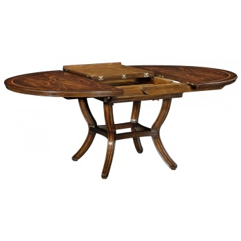 Mahogany Round Extending Dining Table 60