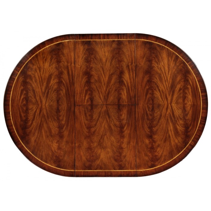 Mahogany Round Extending Dining Table 60