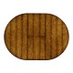 Country Walnut Round Extending Dining Table 48
