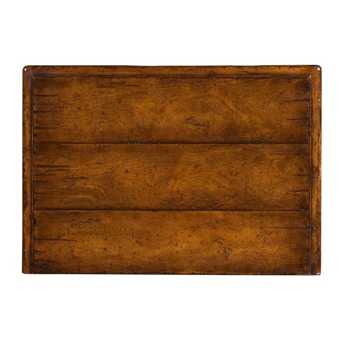 Tudor style walnut chest of four drawers