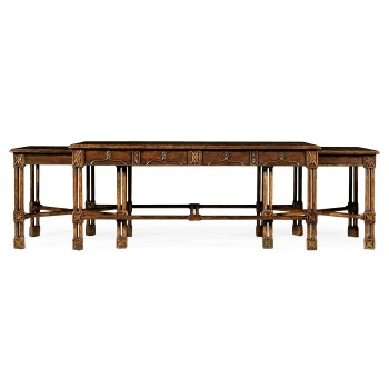 Chippendale gothic nesting tables