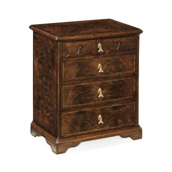 Small Chippendale Gothic Chest of Four Drawers