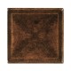 Dark crotch walnut square lamp table
