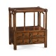 Crotch walnut side table