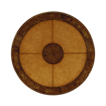 Leather & Oyster Centre Table