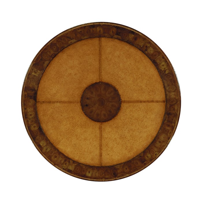 Leather & Oyster Centre Table