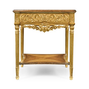 Louis XIV style rectangular side table