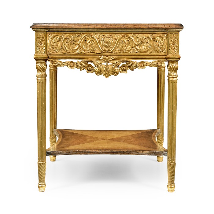 Louis XIV style rectangular side table