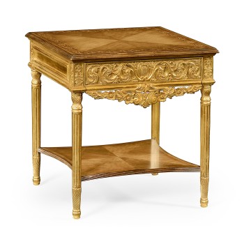 Louis XIV style rectangular side table