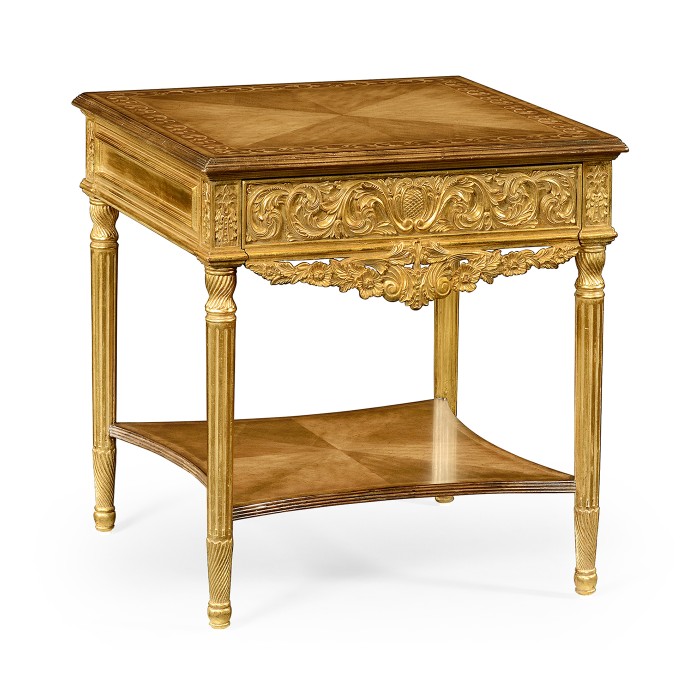 Louis XIV style rectangular side table