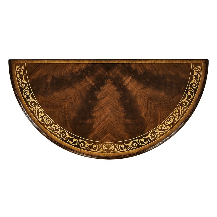 Napoleon III Gilded Demilune Console