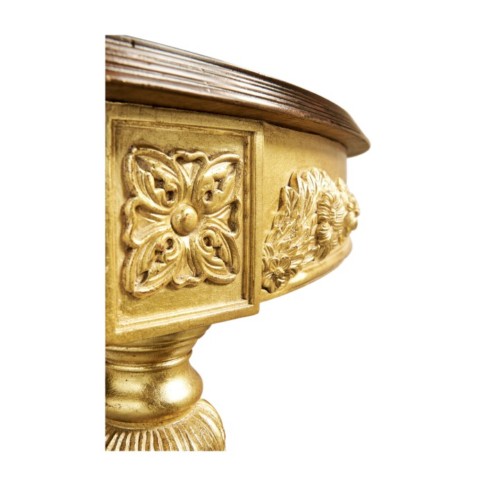 Napoleon III Gilded Demilune Console