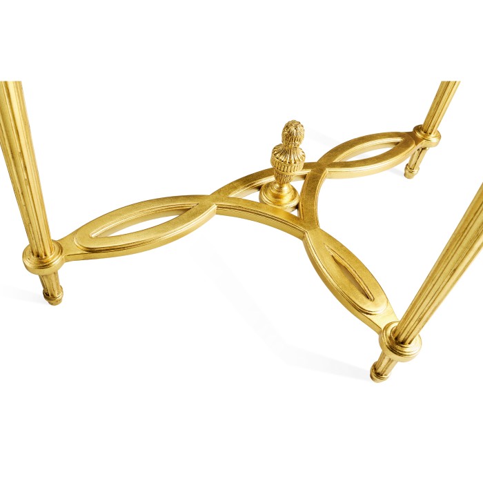 Napoleon III Gilded Demilune Console