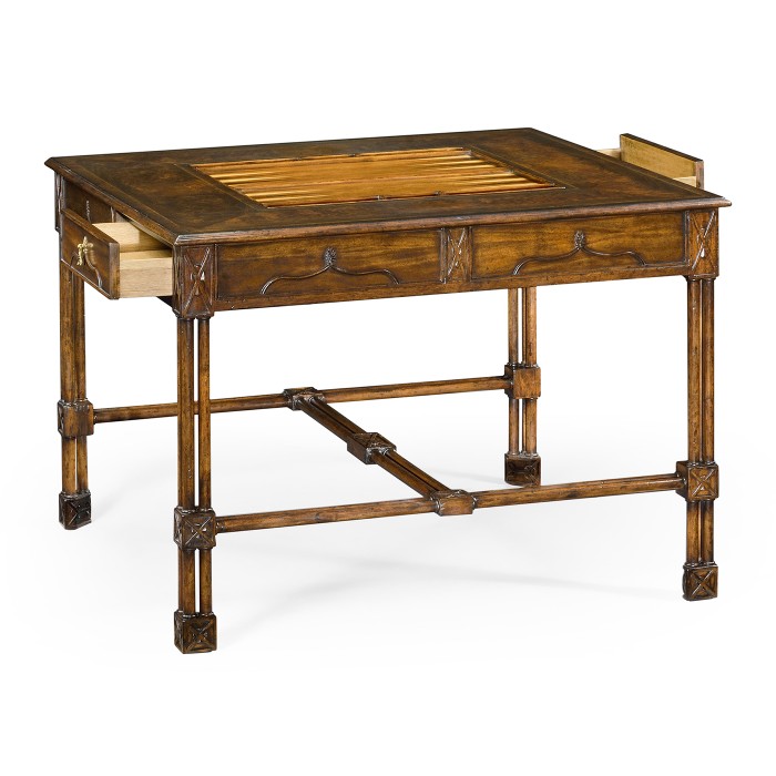Chippendale gothic games table (large)