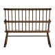 Rustic Style Dark Oak Country Bench