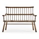 Rustic Style Dark Oak Country Bench