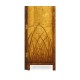 Folding floor screen