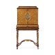 Walnut & Seaweed Collectors Cabinet