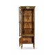 Narrow Satinwood Display Cabinet