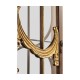 Narrow Satinwood Display Cabinet