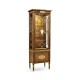 Narrow Satinwood Display Cabinet