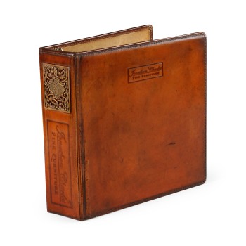 3 ring leather binder (A4)