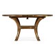 Figured Walnut Square to Circle Dining Table 42
