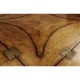 Figured Walnut Square to Circle Dining Table 42