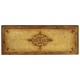 Raised veneer two door cabinet