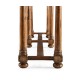 Large Walnut Oyster Parquet Console
