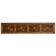 Walnut Oyster Double Open Bookcase