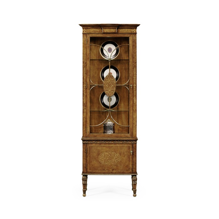 Narrow Seaweed Display Cabinet