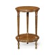 Seaweed two-tier round lamp table