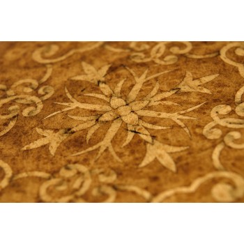 Small Circular Seaweed Marquetry Tray